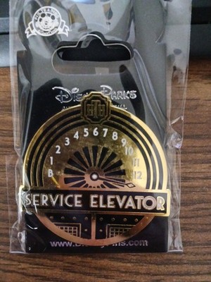 Disney D23 - Service Elevator - Tower of Terror - Gold Member 2019 Pin