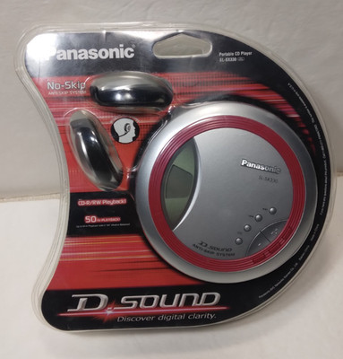 Panasonic Portable CD Player SL-SX330 Red and Silver with