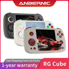 ANBERNIC RG Cube Video Handheld Game Console Android13 T820 RGB Joystick 5200mAh