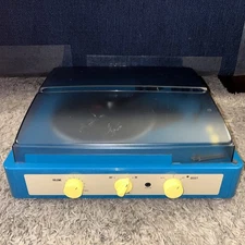 Gadhouse Brad Vintage Record Player 3 Speed Turntable Built In Bluetooth Head