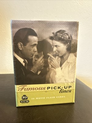 Famous Pick-Up Lines 30 Movie Flash Cards TCM 2003 Chronicle Books