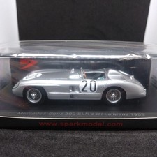 Spark Mercedes-Benz 300 SLR 1/43 Model Car Le Mans 1955 Racing Edition Limited