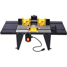 Electric Benchtop Router Table, Woodworking Tool, 3 Color Choices