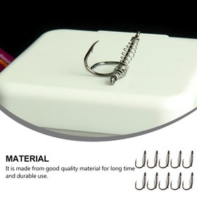 30 Pcs Small Fish Hook Hooks for Fishing Gear and Equipment Supplies