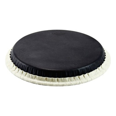 Remo Tucked Skyndeep Conga Drumhead - Black Calfskin Graphic, 11.06''