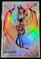 Hellwitch Gallery #1 Divine Holo-Foil Harrigan Pulido #12/15 Coffin Comics