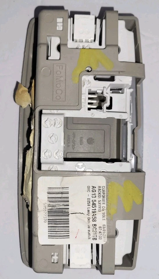 Ford Focus 2009-2011 consola superior domo mapa luz lámpara fabricante de equipos originales Foto 2 de 2