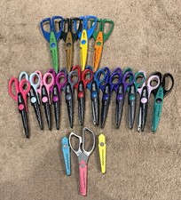 Lot Of 17 Decorative Paper Edging Scissors Fiskars Starline Promo Craft