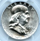 1959 Franklin Half Dollar, PCGS MS64