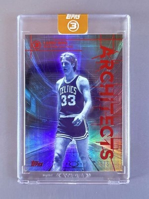 Larry Bird 2025-26 Topps 3 Basketball #AR-29 Architects Red 5/5 Celtics [dyf