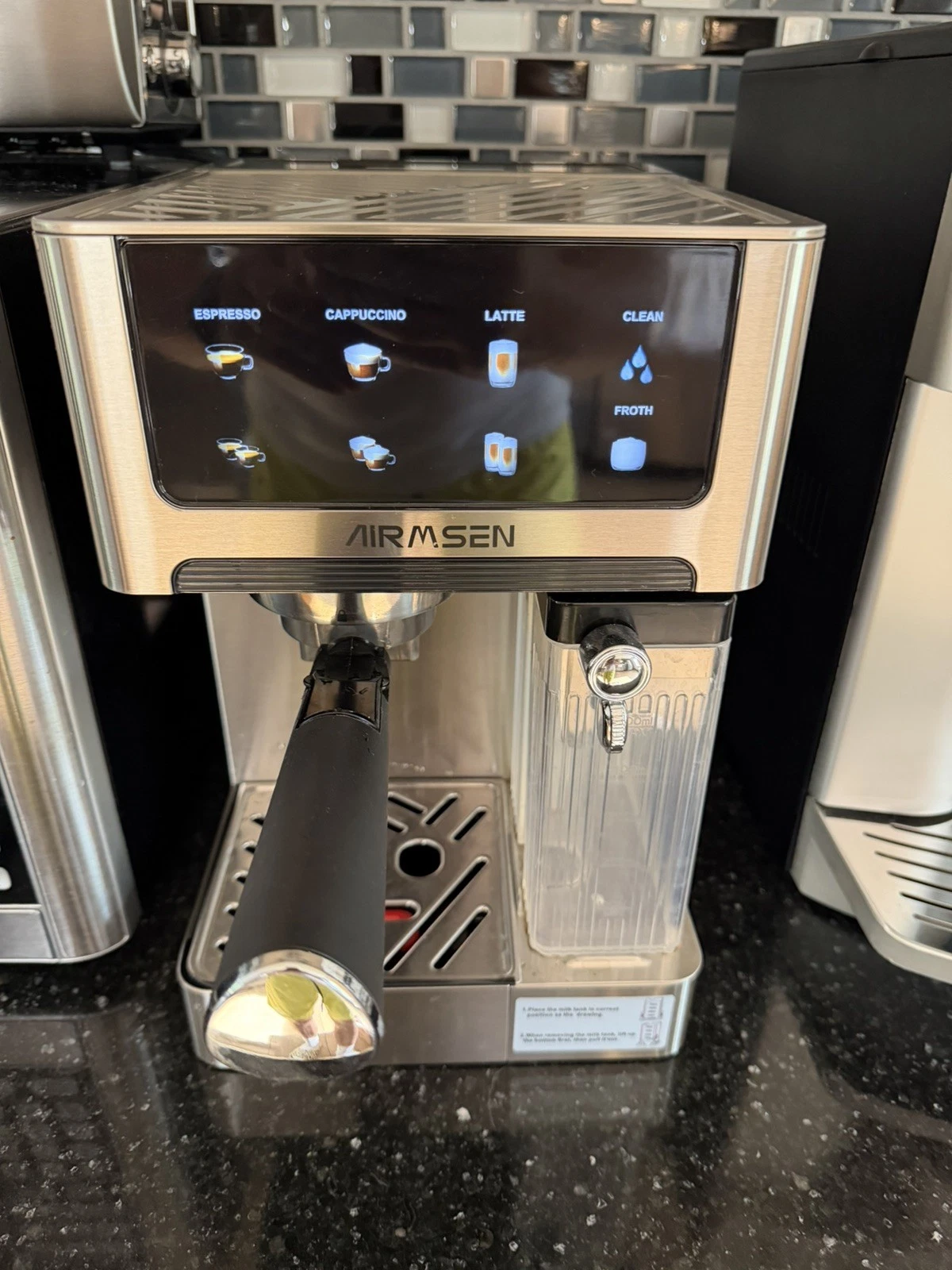 AIRMSEN 20 Bar Espresso Machine with Automatic Milk Frother for Home