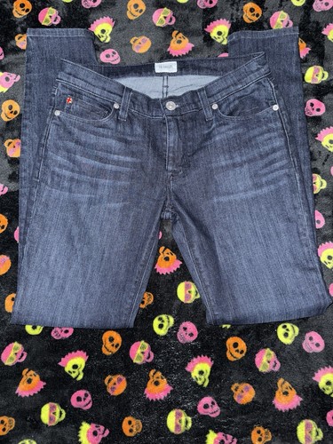 Hudson Krista Super Skinny Jeans Blue Stretch Dark Low Rise Women 28x29 EUC - Picture 6 of 9