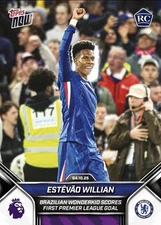 TOPPS NOW 25-2026 EPL PREMIER LEAGUE #32 ESTEVAO WILLIAN ROOKIE CHELSEA