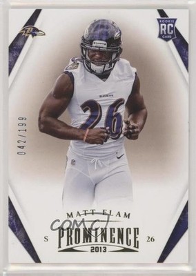 2013 Panini Prominence Gold 42/199 Matt Elam #168 Rookie RC pz5