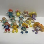Vintage Cabbage Patch Kids Doll Mini Figures 1984 PVC CPK Lot Of 12