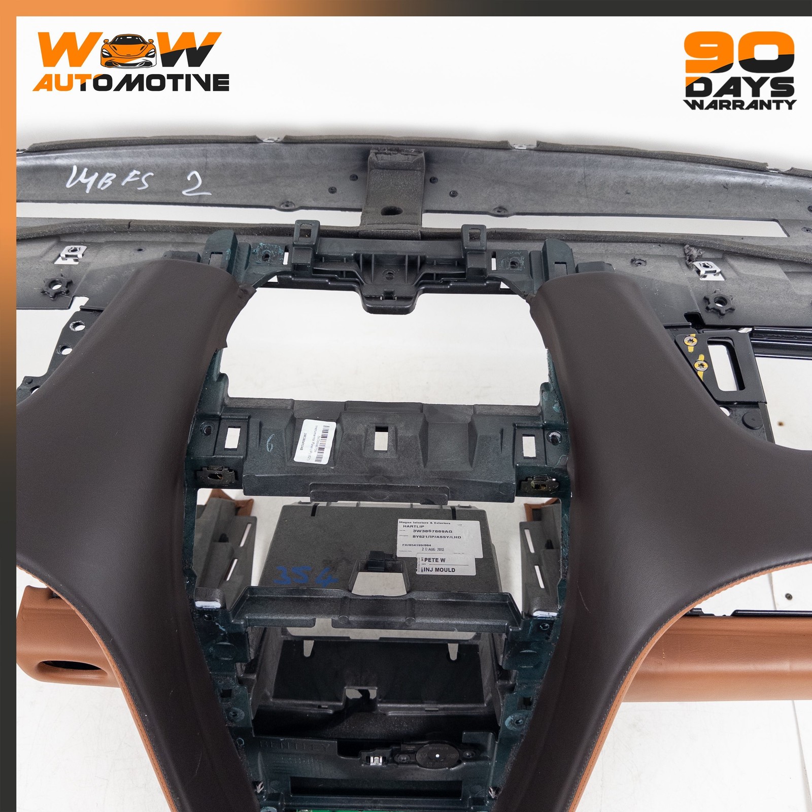 14-19 BENTLEY FLYING SPUR DASHBOARD INSTRUMENT PANEL COVER ASSEMBLY OEM