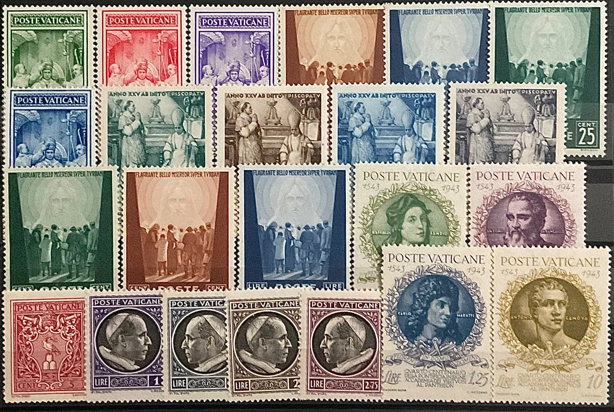 Francobolli Città Del Vaticano 230-232 Timbrati 1955 S. Bonifacio - Collezione Completa, Prophila