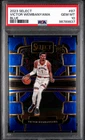 Victor Wembanyama 2023-24 Panini Select Blue Concourse RC PSA 10 Spurs Rookie