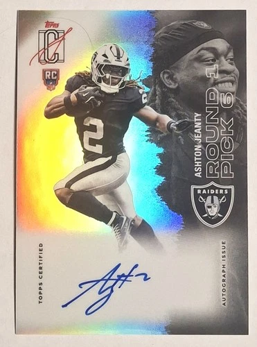 2025 Topps Signature Ashton Jeanty Red (RAW)