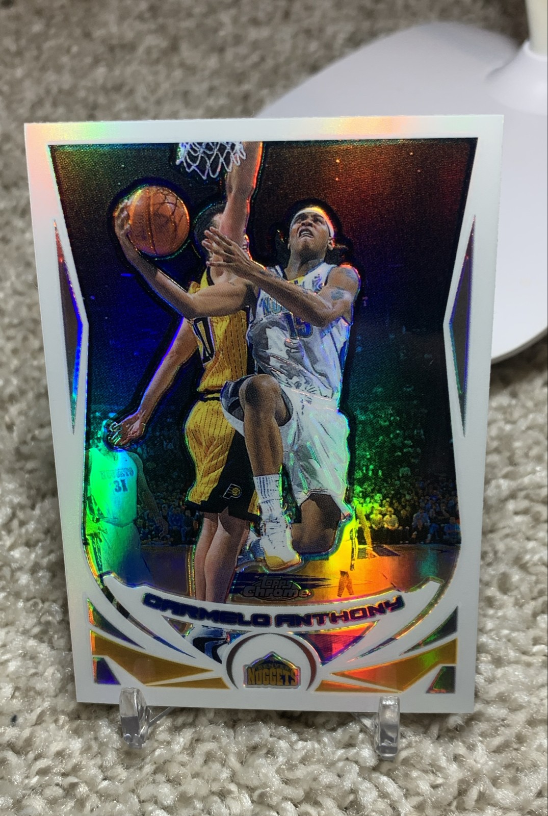 2004-05 Topps Chrome - Carmelo Anthony #15 Refractor