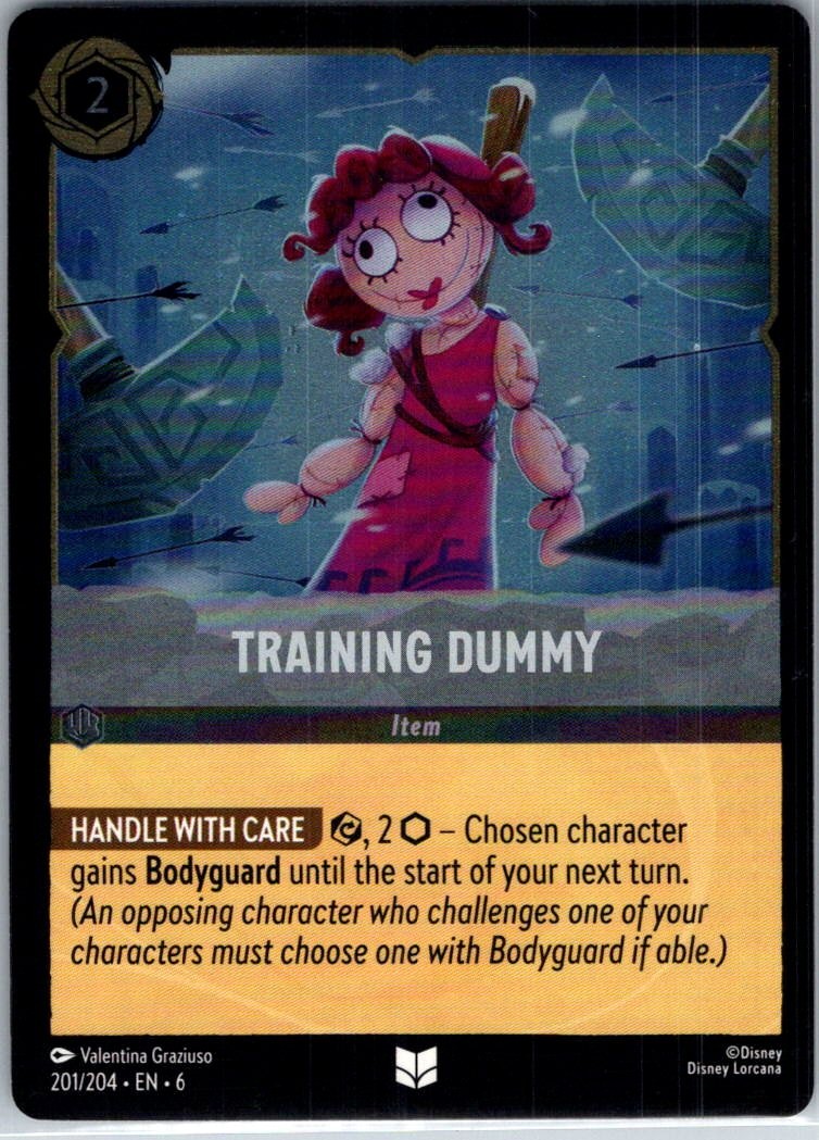 Training Dummy - 201/204 - Azurite Sea - Lorcana Cold Foil - NM - B3G1