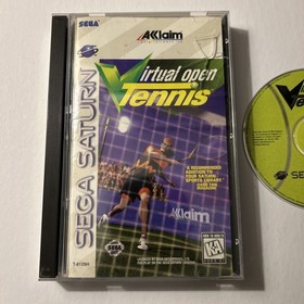Virtual Open Tennis (Sega Saturn, 1996) Complete Tested 