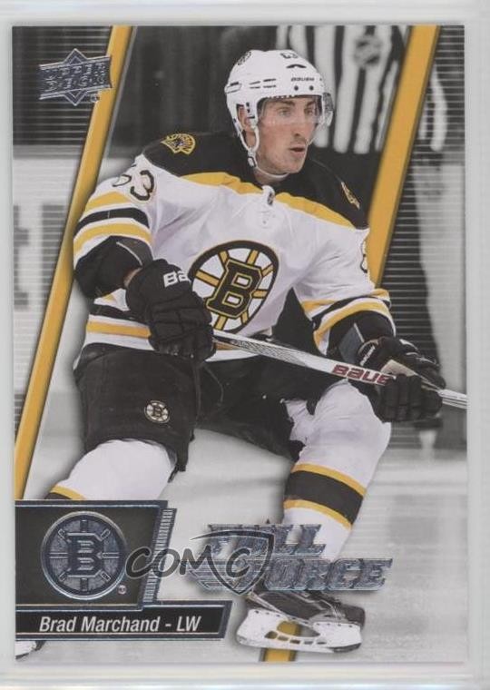 2015-16 Upper Deck Full Force Brad Marchand #48 5x8