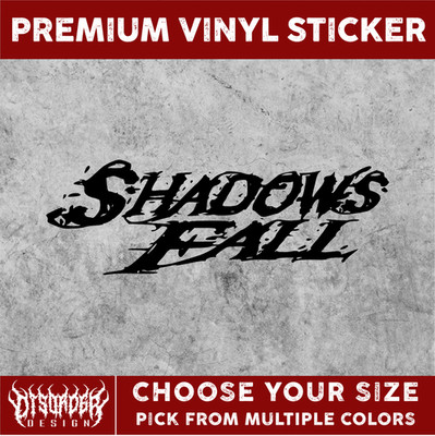 SHADOWS FALL [VINYL STICKER] METALCORE CAR TRUCK WINDOW LAPTOP FOLDER TUMBLER