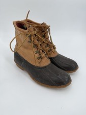 Vintage LL Bean Boots Mens 10 GM Leather Gore Tex Rubber USA Duck Hunting Shoes