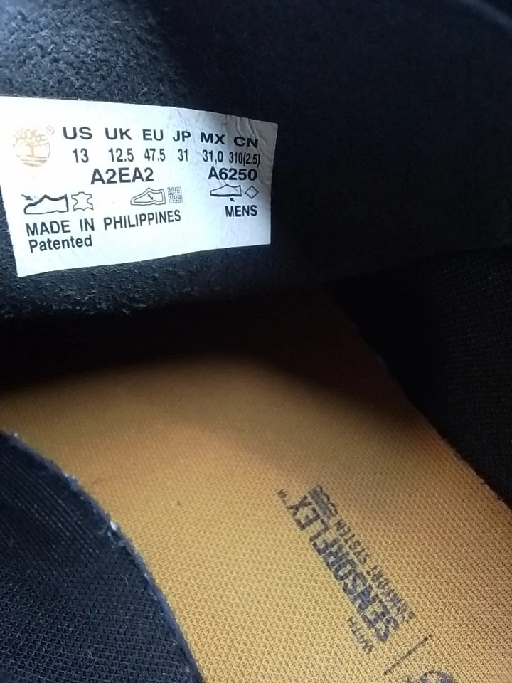 Timberland Men’s Bradstreet Plain Toe Oxford Shoes Black Leather Size UK12.5 - Image 4 of 4