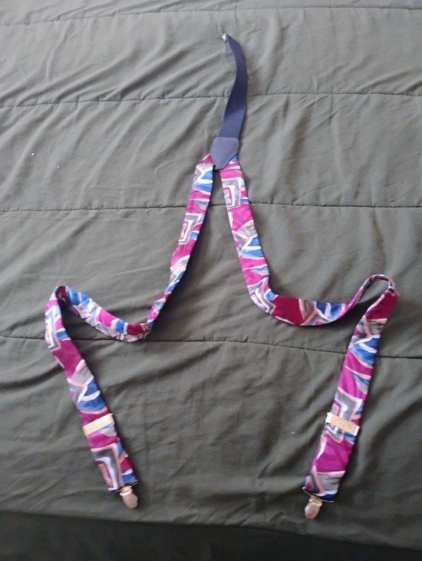 Made In Germany Men's Couture Silk Suspenders New Without Tags
