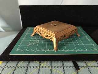 Vintage lamp base brass Art Deco good condition [G 14]