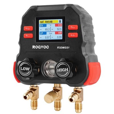 #ad Rogvoc Digital Manifold Gauge for HVAC AC Systems High Accuracy TFT Display $71.69