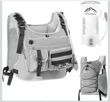 Running Vest with 2L Water Bladder, Hydration Backpack with Adjustable Straps