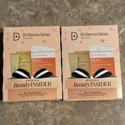 2 SETS Dr. Dennis Gross Skincare Set DAILY PEEL ~ BLUR REPAIR CREAM ~ FILL SERUM