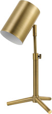 Globe Electric Pratt 18" Adjustable Desk Lamp in Matte Brass Finish