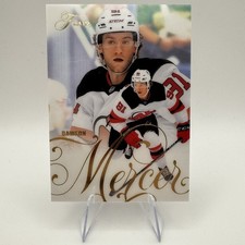 2025-26 Upper Deck Flair Dawson Mercer Base #77 New Jersey Devils