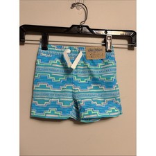 chubbies Boomslam Boys Blue Swim Trunks Little Desert Dawns Size 6M-12M