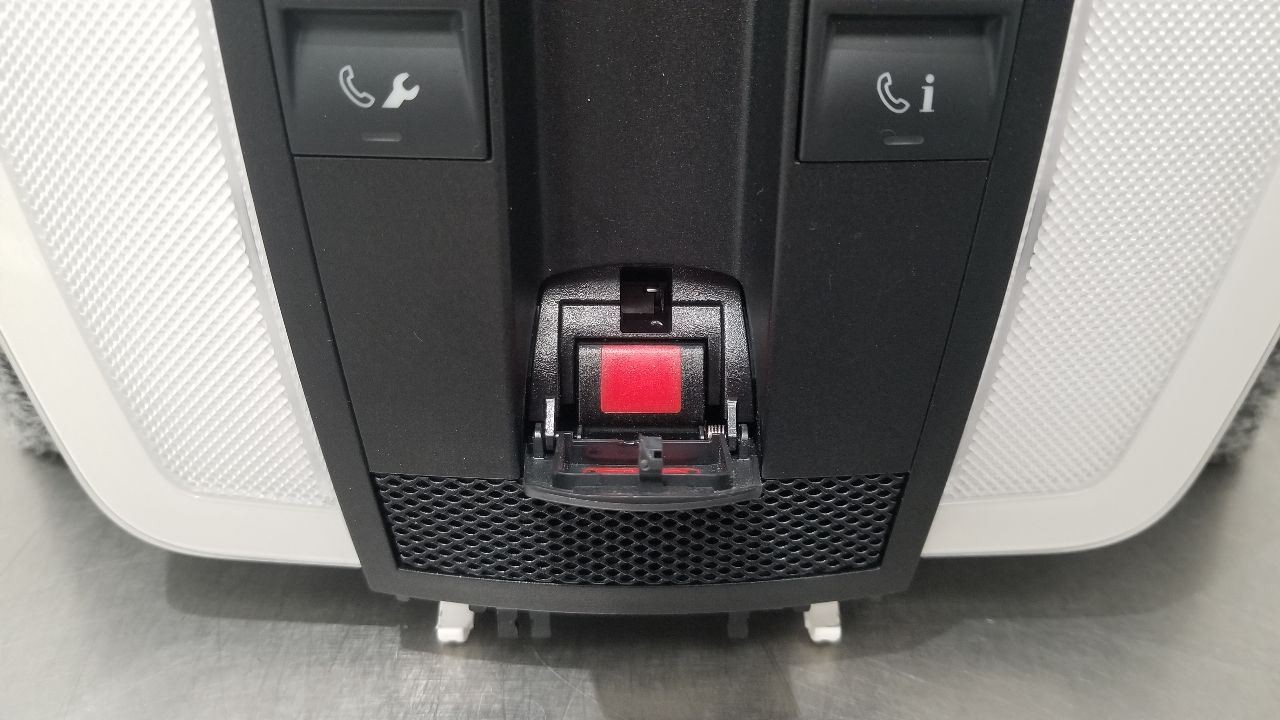 11 MERCEDES BENZ SLS AMG C197 ROOF OVERHEAD CONSOLE BLACK 20782002019051