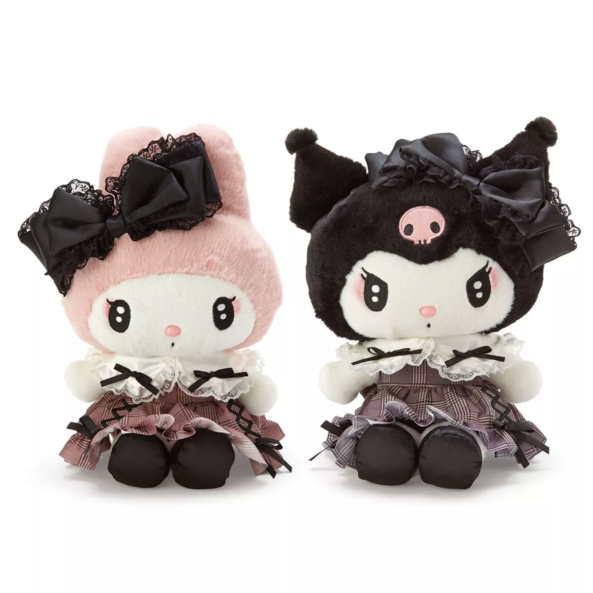 Japan Sanrio My Melody / Kuromi Plush Doll Soft Toy (Secret Party)