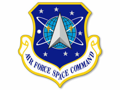 10cm Auto-Aufkleber Sticker Decal USAf Air Force Space Command Shield F3193