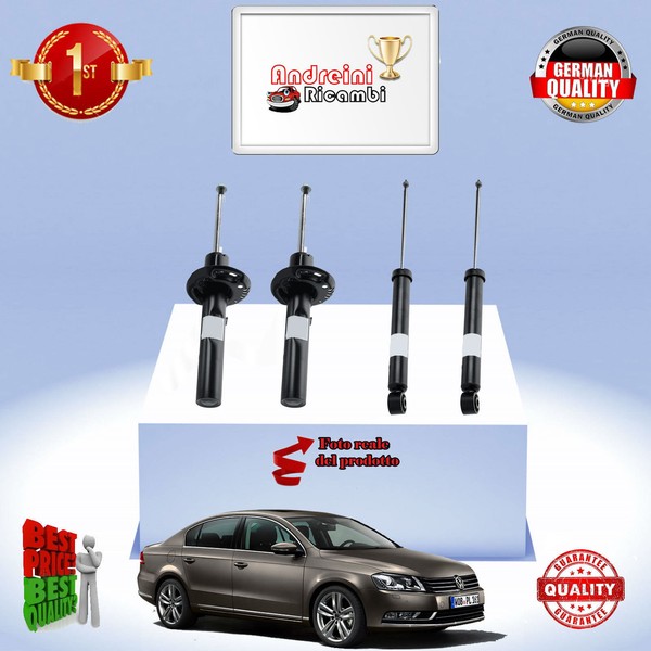 KIT 4 StoßDäMpfer Vorne Und Hinten VW Passat 2.0 TDI 103KW 140PS Ab 2010 -> A128-image