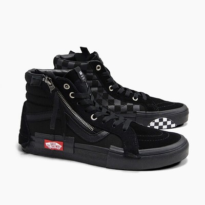 black vans zipper