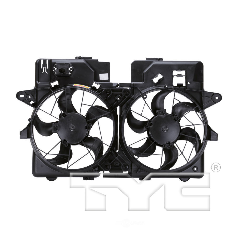 Dual Radiator and Condenser Fan Assembly TYC 620670 fits 05-07 Ford ...