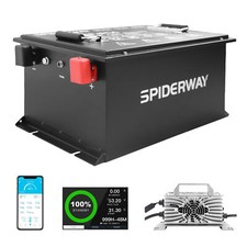 48V 105Ah Lithium LiFePO4 Battery Golf Cart BMS 6000 Deep Cycle 10Year WARRANTY