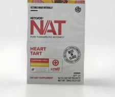 Pruvit Ketones NAT 20 Packets HEART TART Caffeine Free/ FREE SHIPPING EXP: 2026