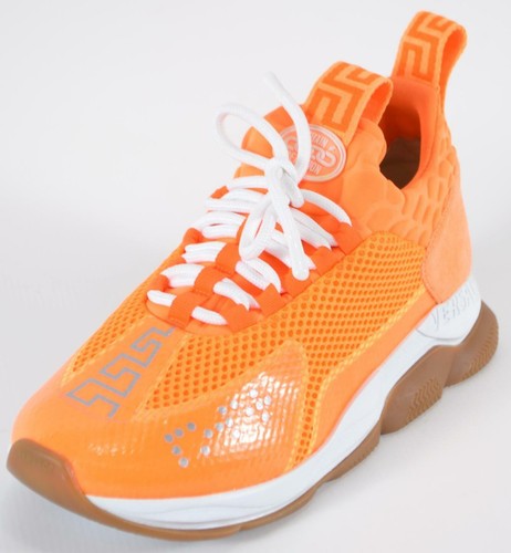 versace orange sneakers