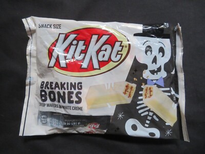 (1) Bag Kit Kat Breaking Bones Snack Size Candy Bars 10.29 Oz White Creme