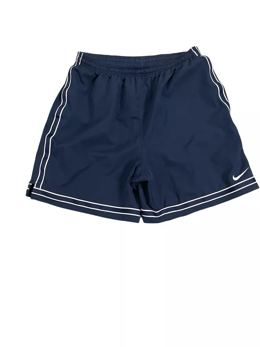 Nike dri fit active short men medium blue all polyester drawstring Thailand made