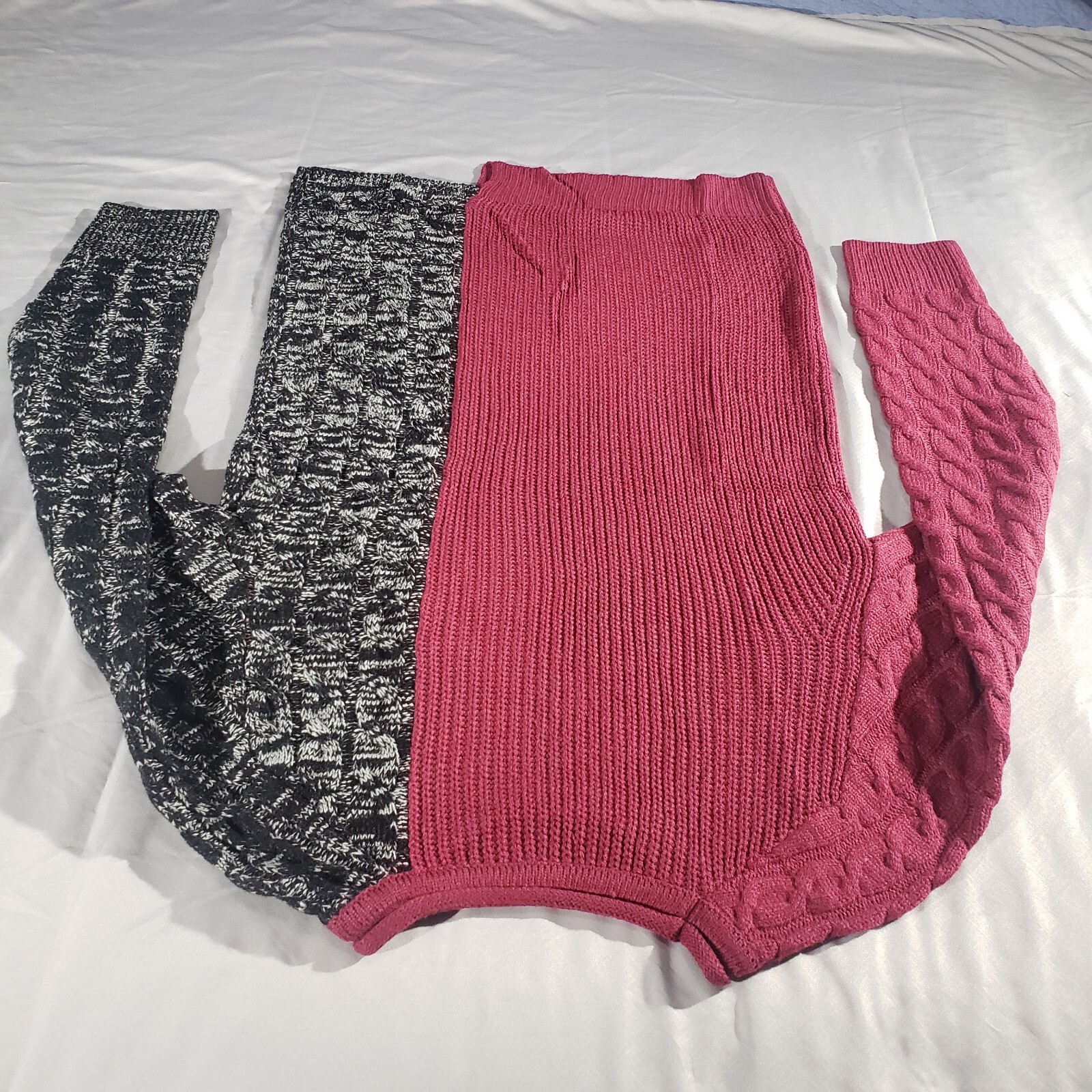 Mens Winter Warm Patchcolor Pullover Sweater Coat… - image 2